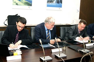 Zagreb, 8. travnja 2010. - potpisivanje Sporazma o suradnji u intermodalnom prijevozu u Hrvatskoj
